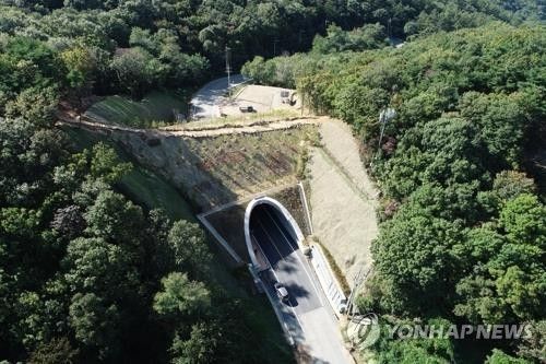 천안시가 2018년 설치한 생태통로