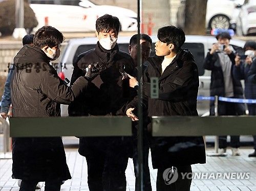 영장심사 출석하는 KIA 김종국 전 감독