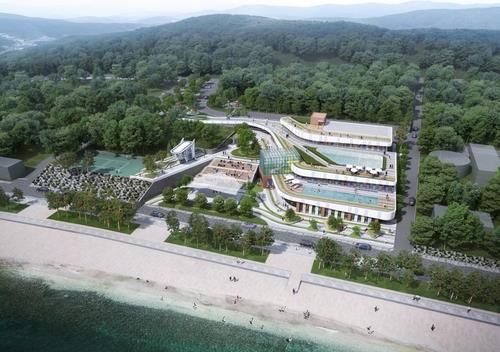 만리포니아 해양레저시설 조감도