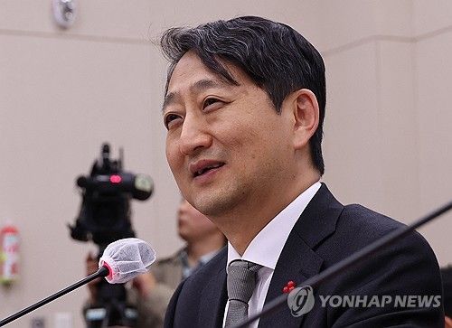 답변하는 안덕근 장관 후보자