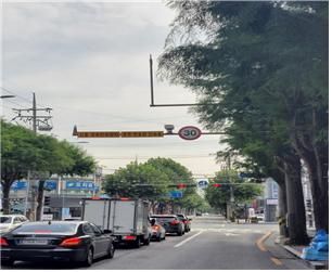 전주 시내 후면 단속 장비