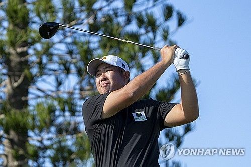 안병훈의 경기 모습