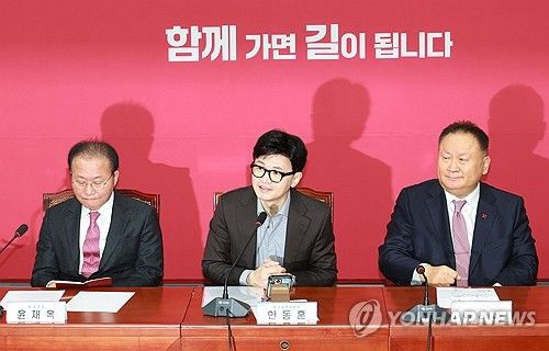 발언하는 한동훈 비대위원장