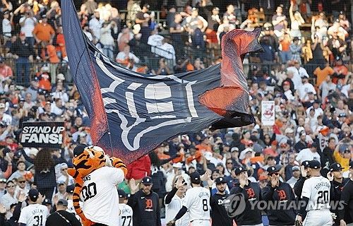 MLB ALDS 3차전에서 승리한 디트로이트 
