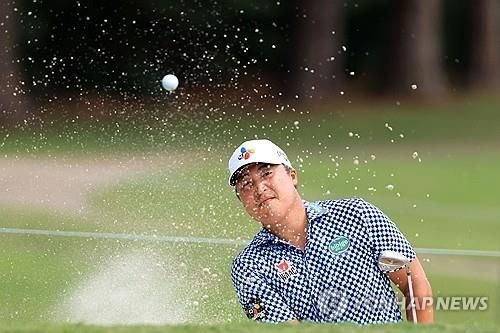 이경훈의 벙커샷.