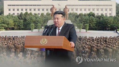위기감 느꼈나…김정은, 또 윤대통령 비난하며 '핵위협'(CG)