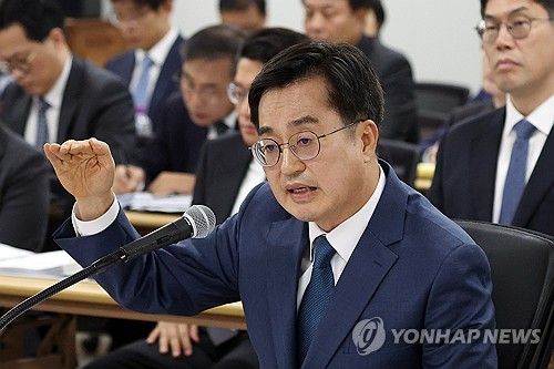 국정감사 출석한 김동연 경기도지사