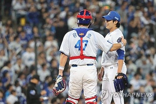 강민호와 원태인