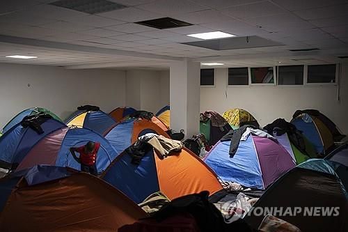 프랑스 불법 이주민들의 임시 거처