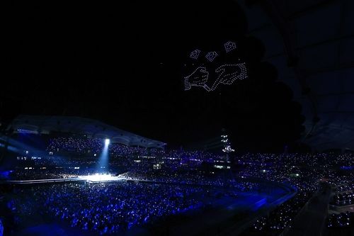 고양종합운동장서 열린 세븐틴 월드투어 '라이트 히어'