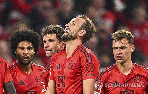 해트트릭을 달성한 뮌헨의 해리 케인