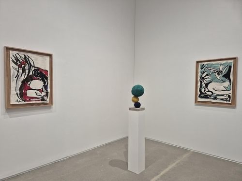 (서울=연합뉴스) 황희경 기자 = 서울 성수동 더페이지갤러리에서 지난달 30일 시작한 애니 모리스 개인전 전시 전경. 전시는 11월2일까지 열린다. 2024.10.2. zitrone@yna.co.kr