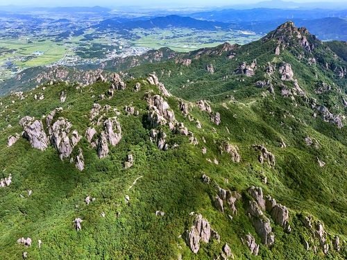 월출산 봉우리들[사진/백승렬 기자]