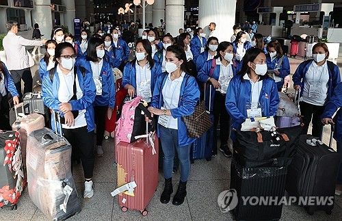 필리핀 가사관리사 인천공항 입국