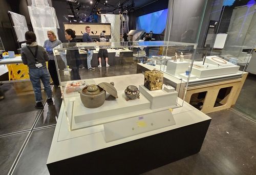 전시품 설치 당시 모습 