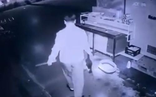 쇠막대기 들고 길고양이 잡아가는 A씨