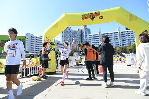 20일 열린 두근두근런 마라톤에 참여한 시민들