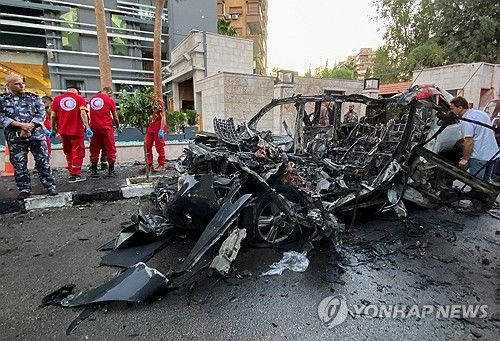 다마스쿠스 폭발 현장