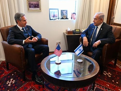 이스라엘 총리와 미국 국무장관