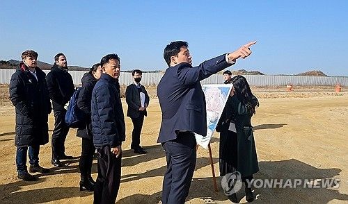 충청권 하계U대회 선수촌 예정지 찾은 실사단