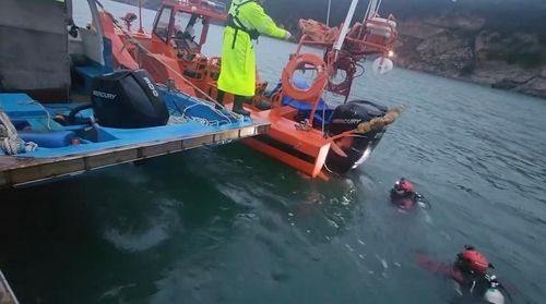 수색 중인 해경