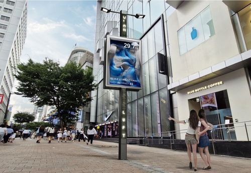 스마트 미디어폴 디자인 예시