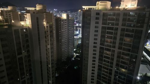 정전된 부산 한 아파트