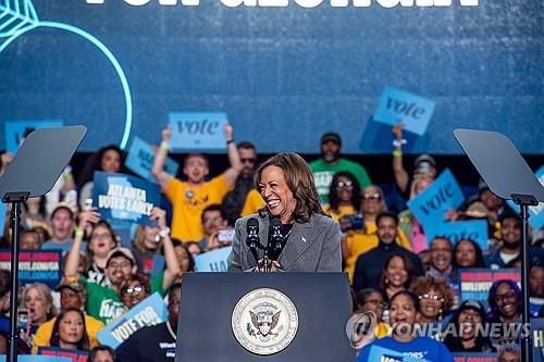 유세하는 해리스