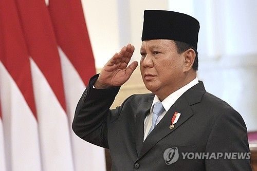 프라보워 수비안토 인도네시아 신임 대통령