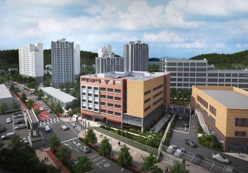 백운호수 초·중 통합학교 조감도