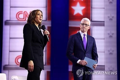 CNN 타운홀 출연한 카멀라 해리스 미국 부통령