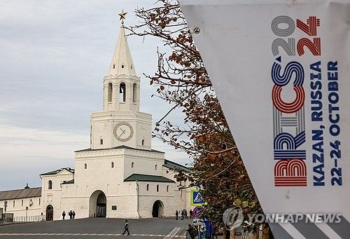 브릭스 홍보 깃발