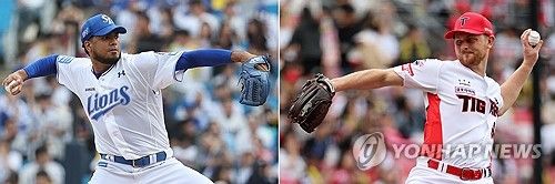 삼성 PO MVP 레예스 vs KIA 라우어, KS 3차전 선발 맞대결