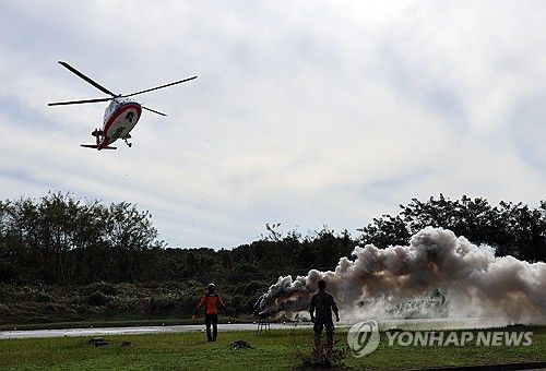 대전소방·국군대전병원 환자 이송훈련