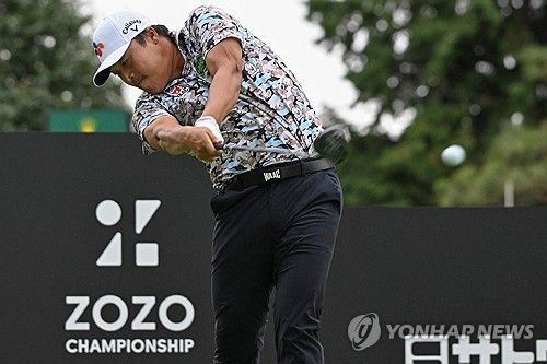 이경훈의 경기 모습. 