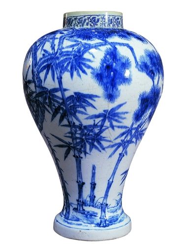 '대나무 무늬 항아리'