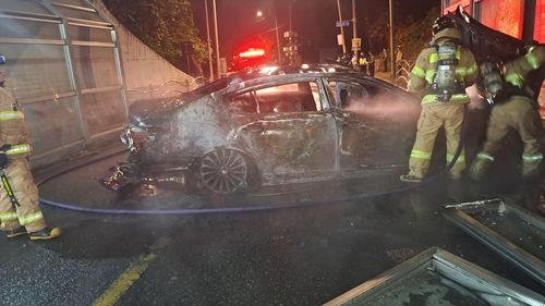 사고가 난 차량