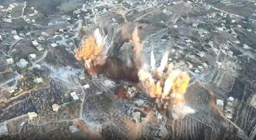 이스라엘군, 헤즈볼라 대규모 땅굴 폭파