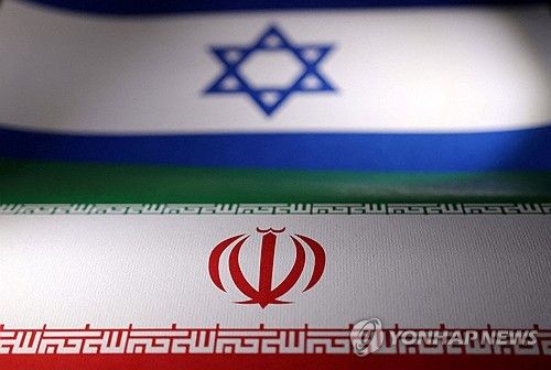 이스라엘·이란 국기