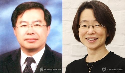 왼쪽부터 김정호·류석영 교수 