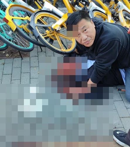 중국 초등학교 입구서 흉기 난동 사건