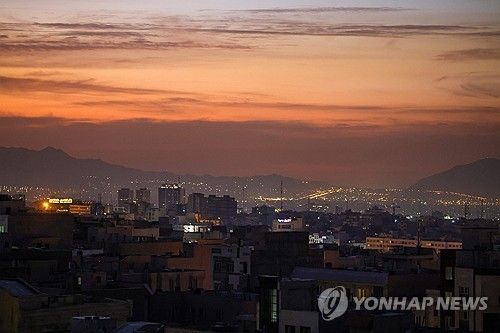 이스라엘이 공습한 이란 테헤란