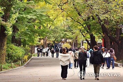 덕수궁에 찾아든 가을