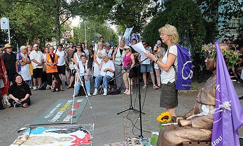 베를린 소녀상 존치 촉구 집회