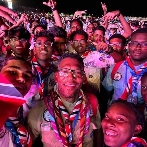 지난해 한국에서 열린 세계스카우트 잼버리에 참석한 트리니다드토바고 스카우트 회원들