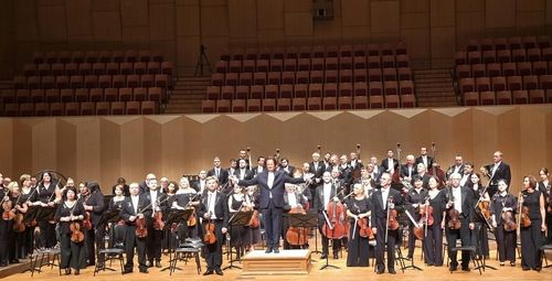 '평화의 선율' 연주한 오데사 필하모닉 오케스트라