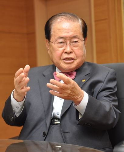 건양대 설립자이자 명예총장인 김희수 박사