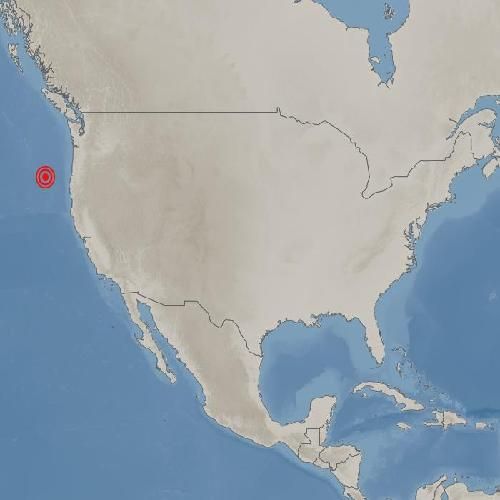 미국 오리건주 인근 태평양 해역서 규모 6.0 지진 발생