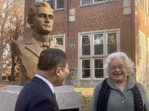 소강석 새에덴교회 담임목사(좌)와 쉴라 플랫 여사