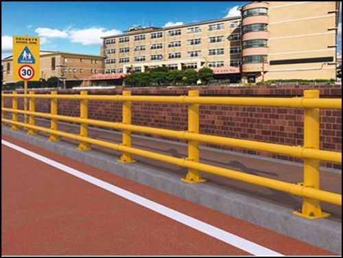 포스코가 개발한 스쿨존 보도용 차량 방호 울타리 설치 예상도